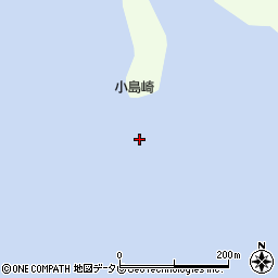 小島崎周辺の地図