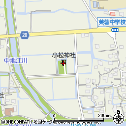 小松神社周辺の地図