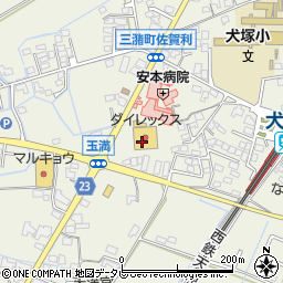 株式会社ニューマイスター　三潴店精肉部周辺の地図
