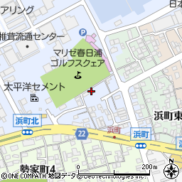 大分県大分市浜町北843-145周辺の地図