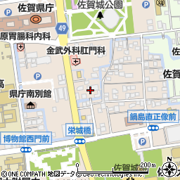 建設業退職金共済組合佐賀県支部周辺の地図