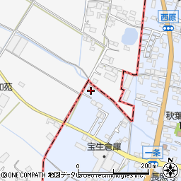 福岡県筑後市西牟田6089周辺の地図