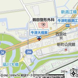 牛津新町周辺の地図