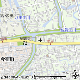 枝吉橋周辺の地図