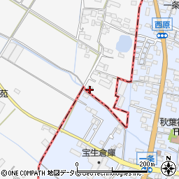 福岡県久留米市荒木町荒木4098周辺の地図