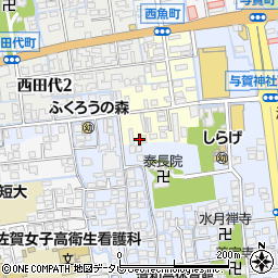 佐賀県佐賀市西魚町17周辺の地図