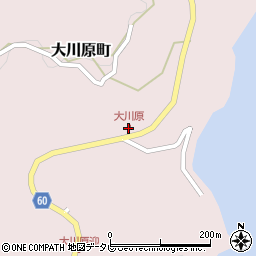 大川原周辺の地図