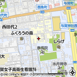 佐賀県佐賀市西魚町13周辺の地図
