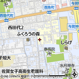 佐賀県佐賀市西魚町19周辺の地図