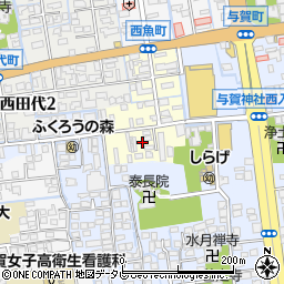 佐賀県佐賀市西魚町11周辺の地図
