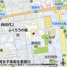 佐賀県佐賀市西魚町12周辺の地図