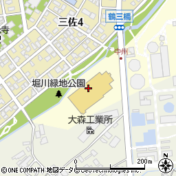 ナフコツーワンスタイル鶴崎店周辺の地図