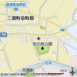 福岡県久留米市三潴町壱町原260-3周辺の地図