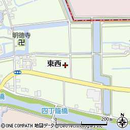 佐賀県佐賀市巨勢町東西周辺の地図