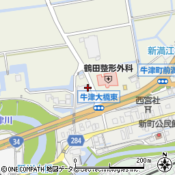 鶴田整形外科前周辺の地図