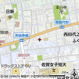 佐賀信用金庫西支店周辺の地図