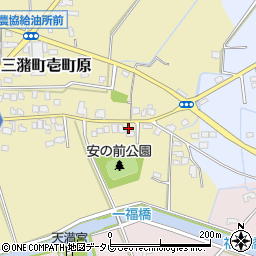 福岡県久留米市三潴町壱町原268-1周辺の地図