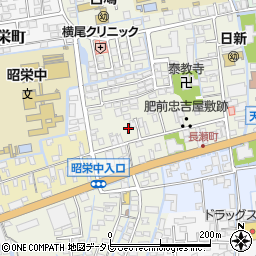 佐賀県佐賀市長瀬町5-52周辺の地図