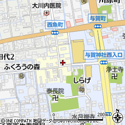 佐賀県佐賀市西魚町87周辺の地図
