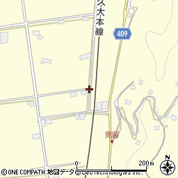 大分県玖珠郡九重町右田2856周辺の地図