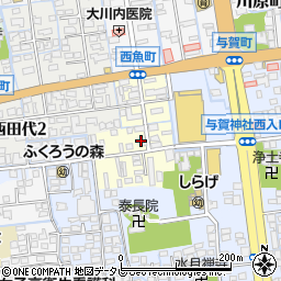 佐賀県佐賀市西魚町40周辺の地図