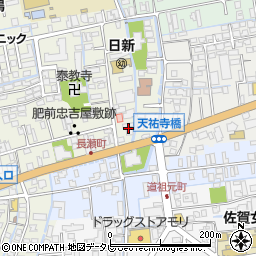 佐賀県佐賀市長瀬町2-7周辺の地図