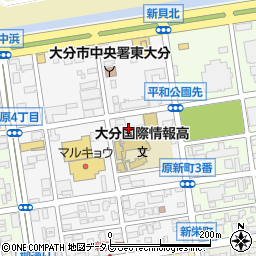 安武科学器械株式会社　大分営業所周辺の地図
