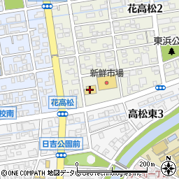 マツモトキヨシ花高松店周辺の地図