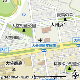 九州陸運産業株式会社　大分営業所周辺の地図