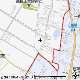 福岡県久留米市荒木町荒木4103周辺の地図