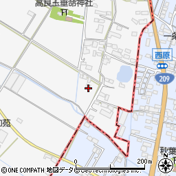 福岡県久留米市荒木町荒木4103-1周辺の地図