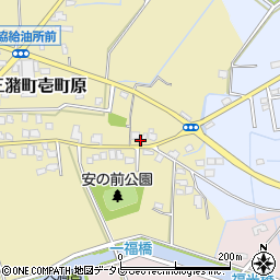 福岡県久留米市三潴町壱町原271周辺の地図