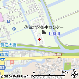 佐賀市役所　建設部建設監理課施設管理センター周辺の地図