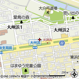 西日本自動車共済協同組合　大分県支部業務課周辺の地図
