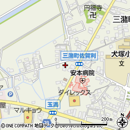 ＪＡみづま　資材集約センター・犬塚購買店周辺の地図