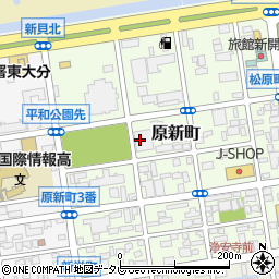 浜安商事株式会社大分店周辺の地図