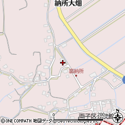 佐賀県多久市東多久町納所大畑4036周辺の地図