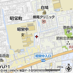 佐賀県佐賀市昭栄町30周辺の地図