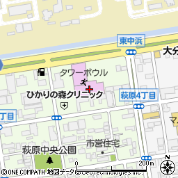 タワーボウル萩原店周辺の地図
