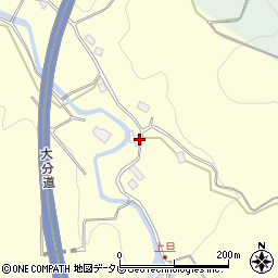 大分県玖珠郡九重町右田3552周辺の地図