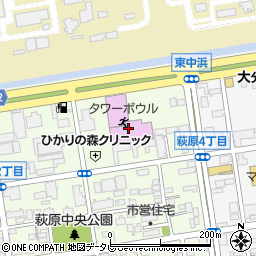 トライセン萩原店周辺の地図
