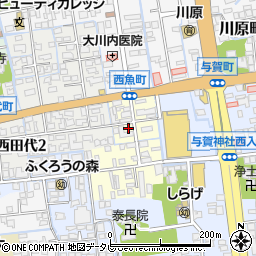 佐賀県佐賀市西魚町48周辺の地図
