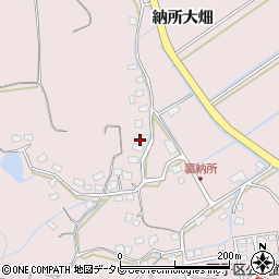 佐賀県多久市東多久町納所大畑3985周辺の地図