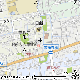 佐賀県佐賀市長瀬町2-12周辺の地図