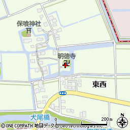 明徳寺周辺の地図