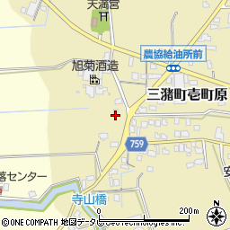 福岡県久留米市三潴町壱町原525周辺の地図