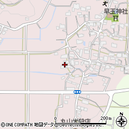 福岡県八女郡広川町日吉343周辺の地図