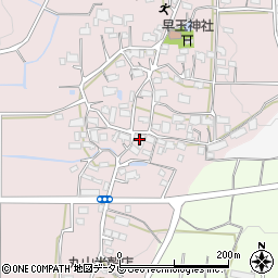 福岡県八女郡広川町日吉224周辺の地図