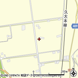 大分県玖珠郡九重町右田2836周辺の地図