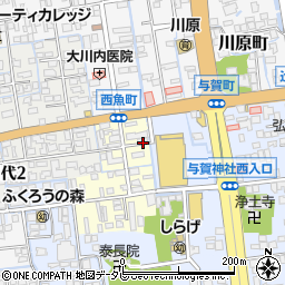 佐賀県佐賀市西魚町78周辺の地図